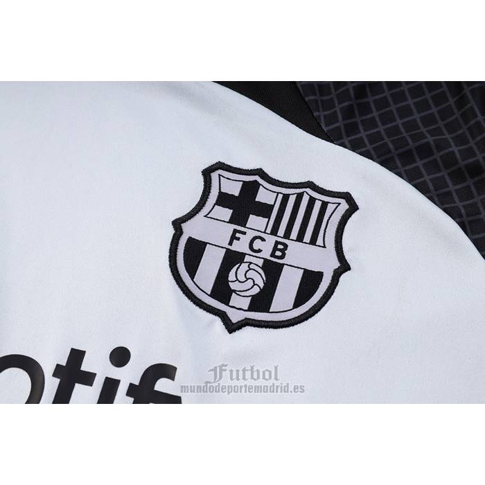 Chandal del Barcelona Manga Corta 2023-2024 Gris - Pantalon Corto